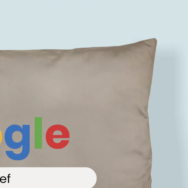 La Photo Et Un Texte: Meilleur Patron Résultat Google - Coussin