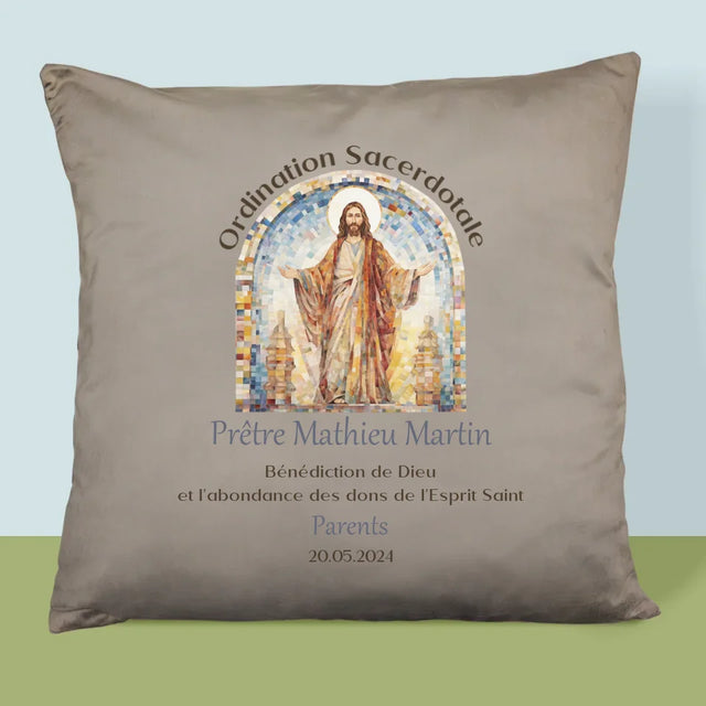 Le Prénom Et Un Texte: Ordination Sacerdotale  - Coussin