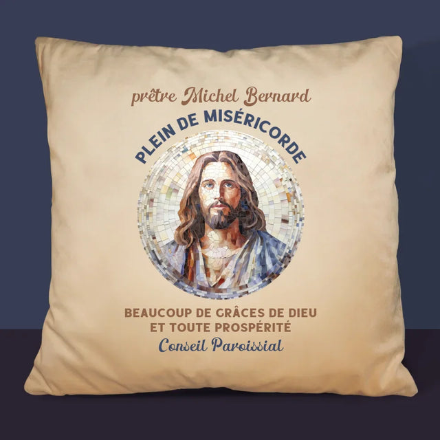 Le Prénom Et Un Texte: Un Prêtre Plein De Miséricorde - Coussin