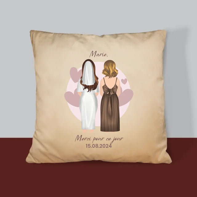 La Création Du Personnage: Demoiselle D'Honneur - Coussin