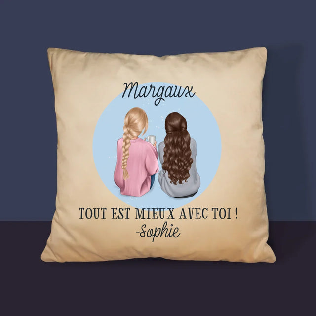 La Création Du Personnage: Les Amies - Coussin