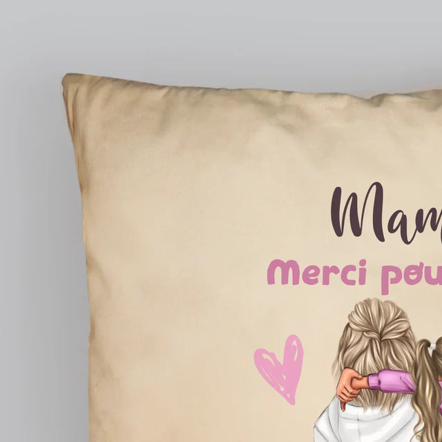 La Création Du Personnage: Mère Avec Enfant - Coussin