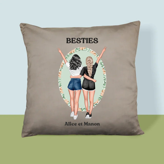 La Création Du Personnage: Best Friends - Coussin