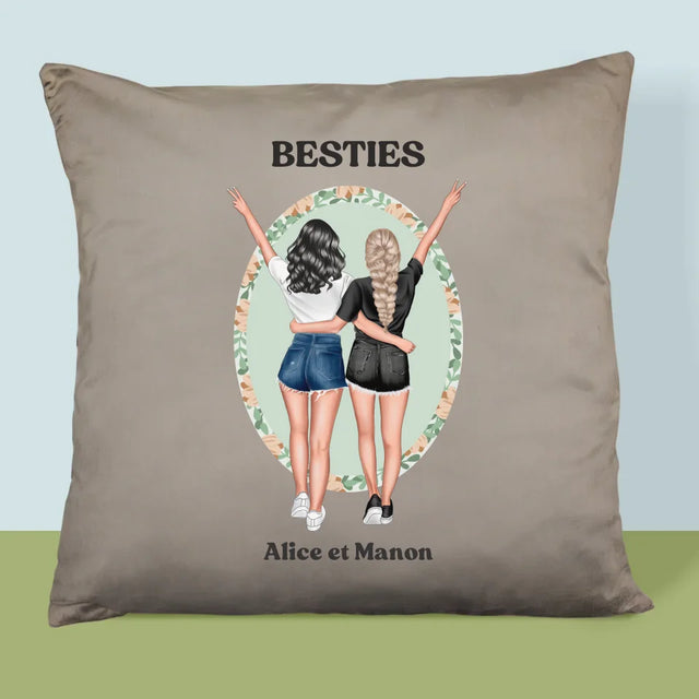 La Création Du Personnage: Best Friends - Coussin