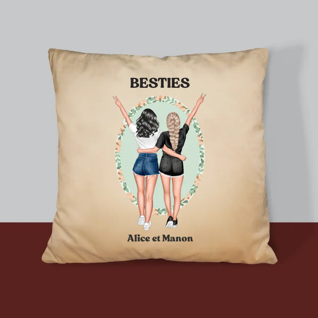 La Création Du Personnage: Best Friends - Coussin