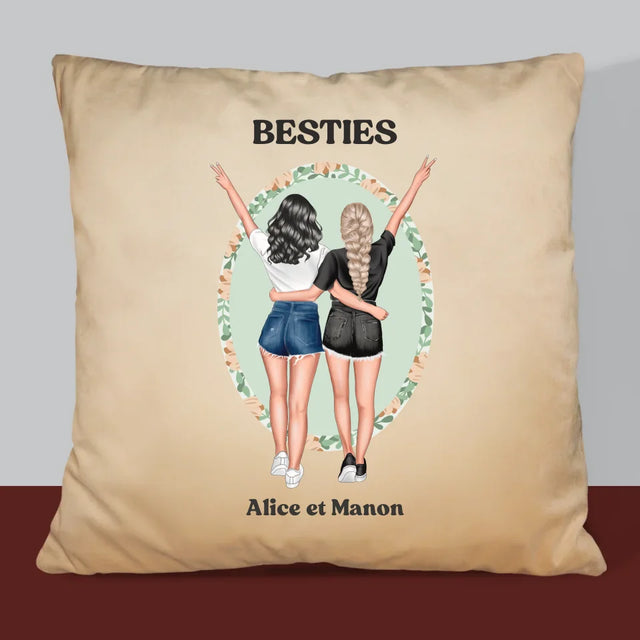 La Création Du Personnage: Best Friends - Coussin