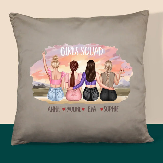 La Création Du Personnage: Girls Squad - Coussin