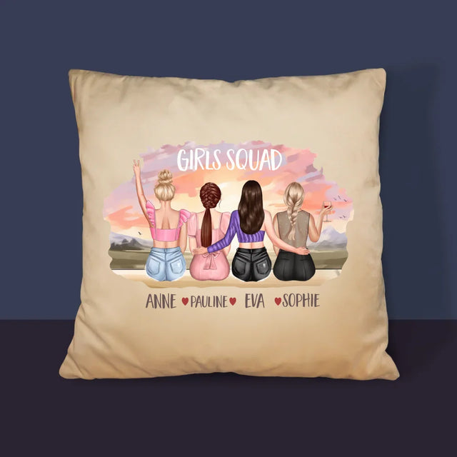 La Création Du Personnage: Girls Squad - Coussin