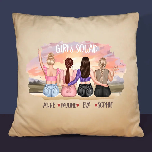 La Création Du Personnage: Girls Squad - Coussin