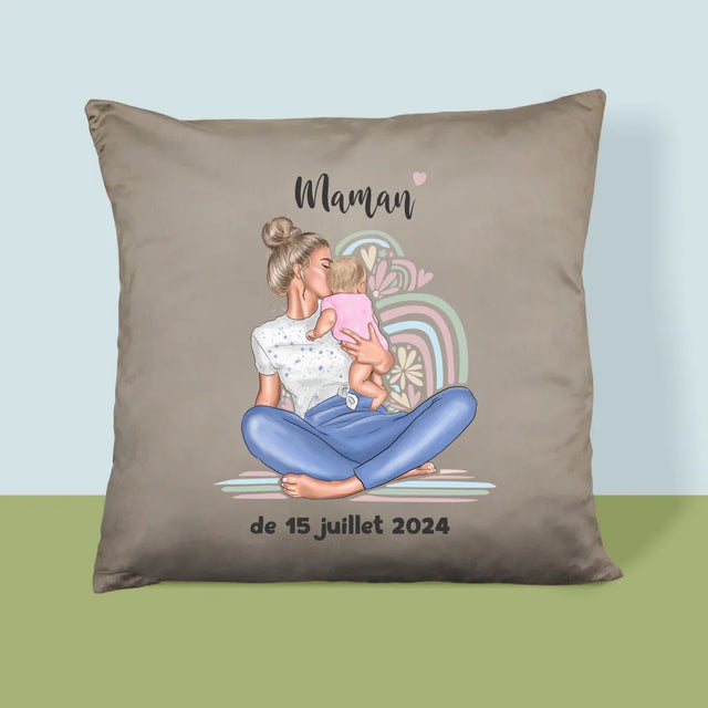 La Création Du Personnage: Jeune Maman - Coussin