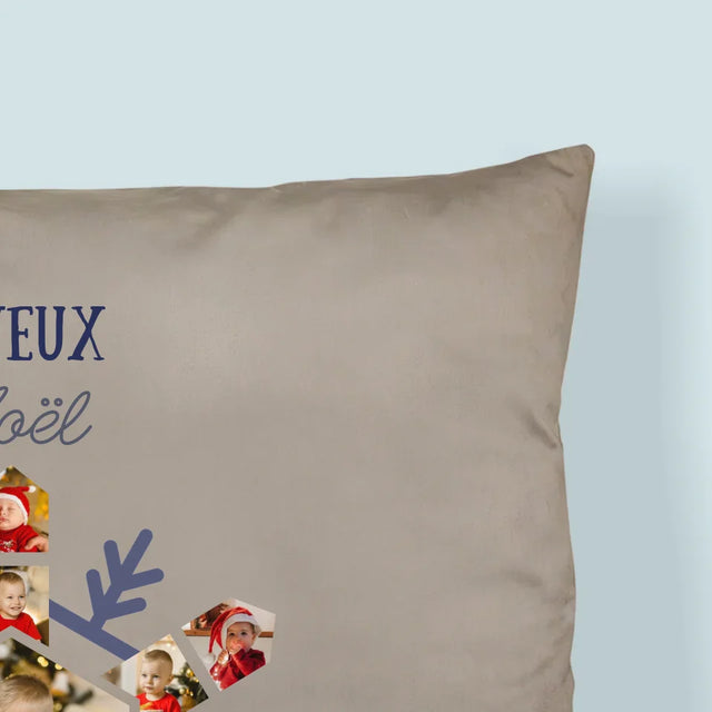 Forme Des Photos: Flocon De Neige - Coussin