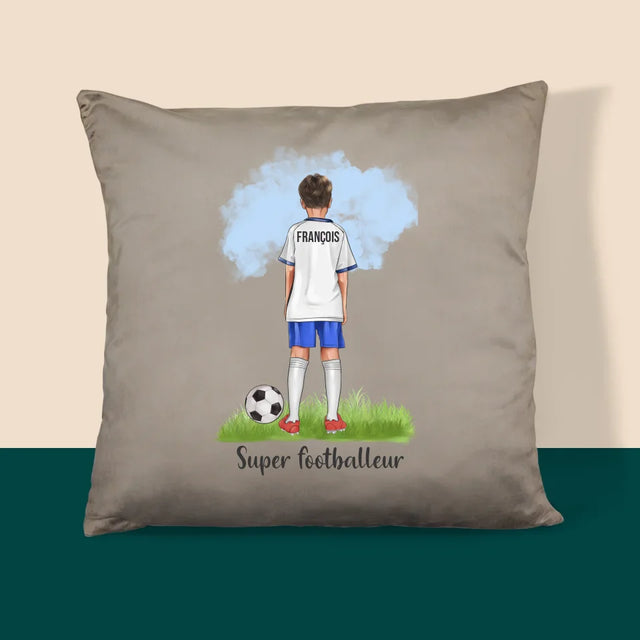 La Création Du Personnage: Super Footballeur - Coussin