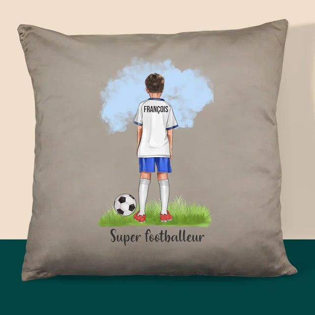 La Création Du Personnage: Super Footballeur - Coussin