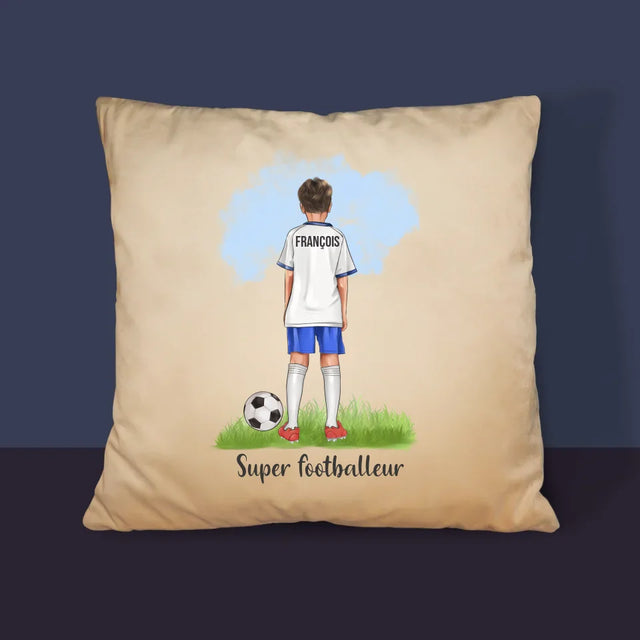 La Création Du Personnage: Super Footballeur - Coussin