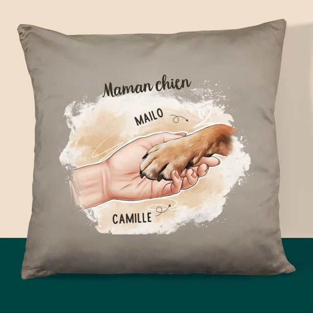 La Création Du Personnage: Maman Chien - Coussin