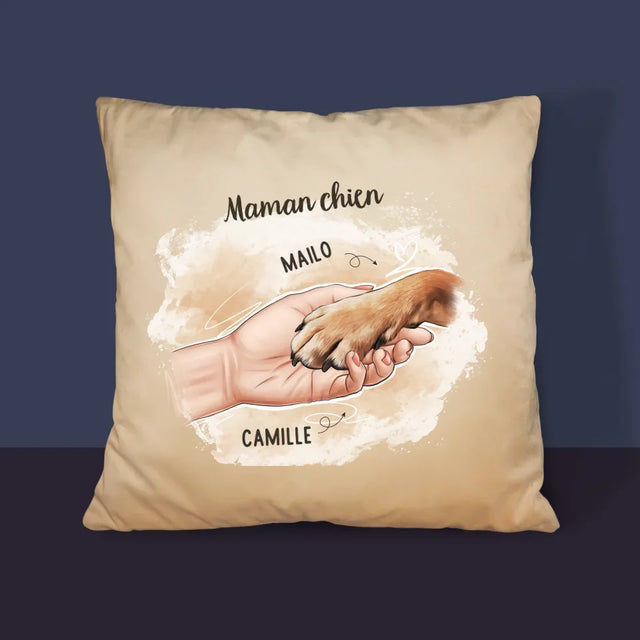 La Création Du Personnage: Maman Chien - Coussin