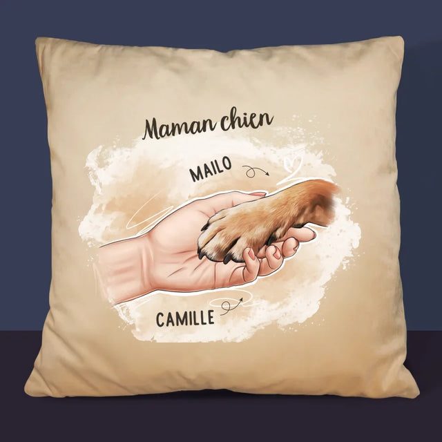 La Création Du Personnage: Maman Chien - Coussin