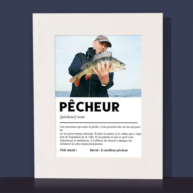 Photo Et Texte: Pêcheur, Définition - Cadre Photo 