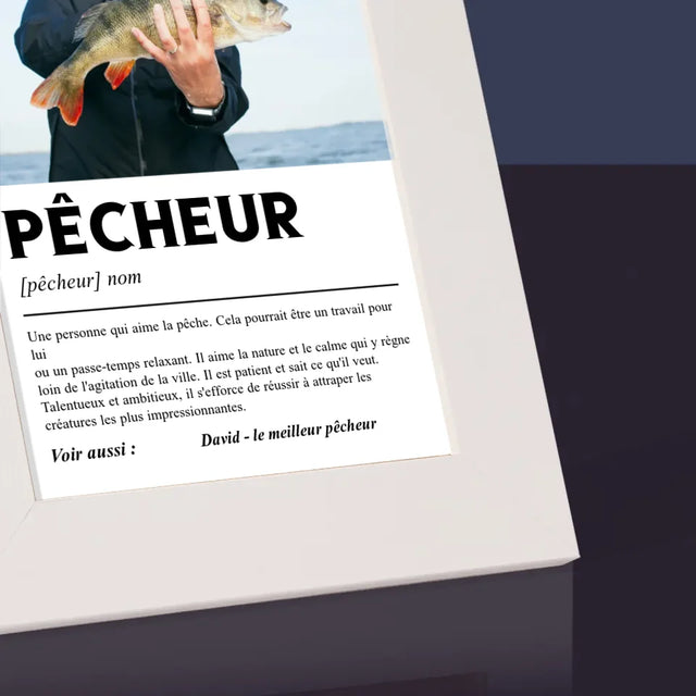 Photo Et Texte: Pêcheur, Définition - Cadre Photo 