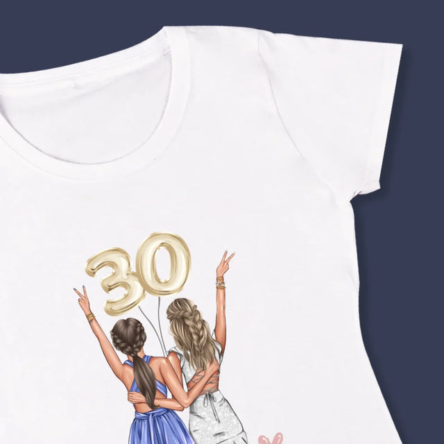 La Création Du Personnage: Amies Trente Ans - T-Shirt Pour Femmes