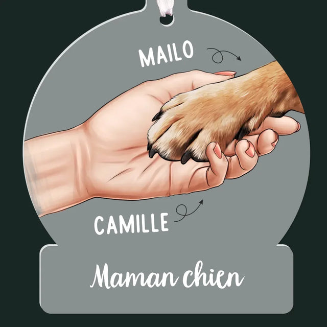 La Création Du Personnage: Maman Chien - Boule De Noël Boule