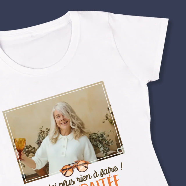 Photo Et Texte: Je Ne Dois Plus Rien ! La Retraité - T-Shirt Pour Femmes