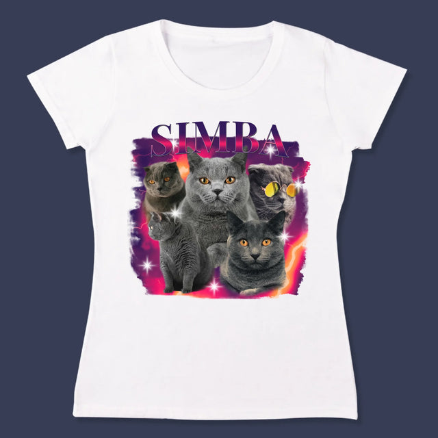 Ton Personnage: Bootleg Avec Ton Chat - T-Shirt Pour Femmes