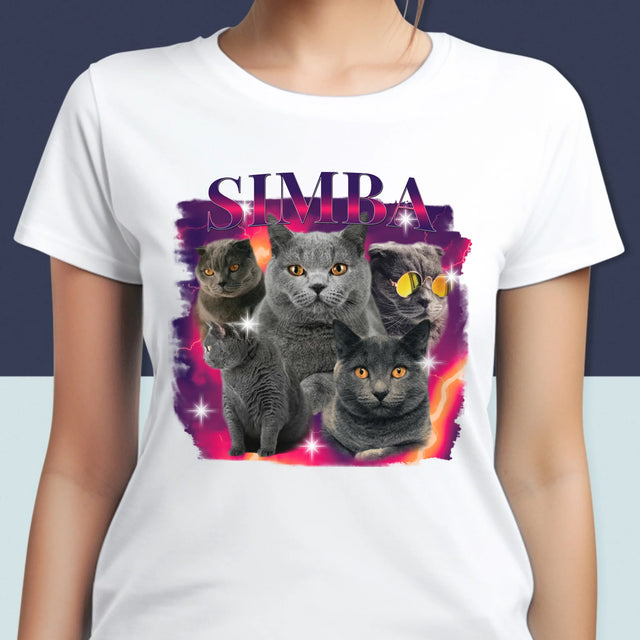 Ton Personnage: Bootleg Avec Ton Chat - T-Shirt Pour Femmes