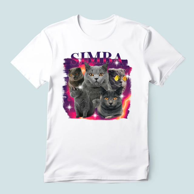 Ton Personnage: Bootleg Avec Ton Chat - T-Shirt Pour Hommes