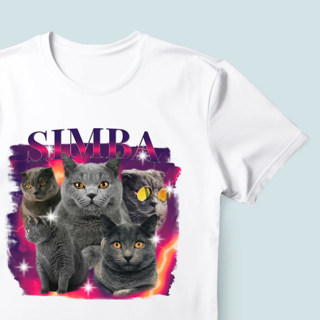 Ton Personnage: Bootleg Avec Ton Chat - T-Shirt Pour Hommes