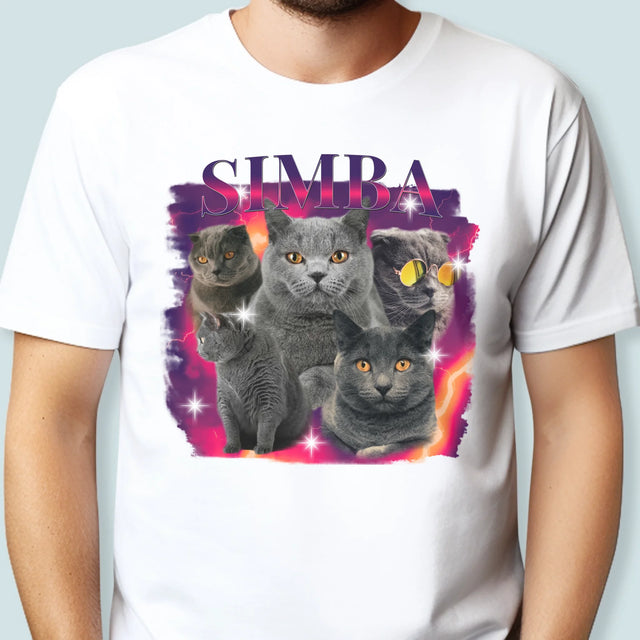 Ton Personnage: Bootleg Avec Ton Chat - T-Shirt Pour Hommes