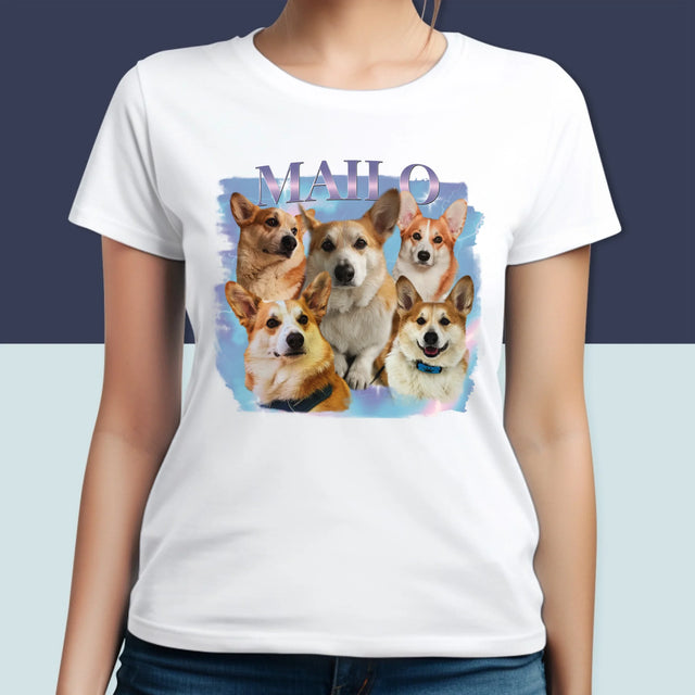 Ton Personnage: Bootleg Avec Ton Chien - T-Shirt Pour Femmes