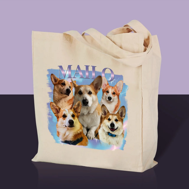 Ton Personnage: Bootleg Avec Ton Chien - Sac En Toile