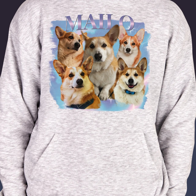 Ton Personnage: Bootleg Avec Ton Chien - Sweat À Capuche Pour Hommes