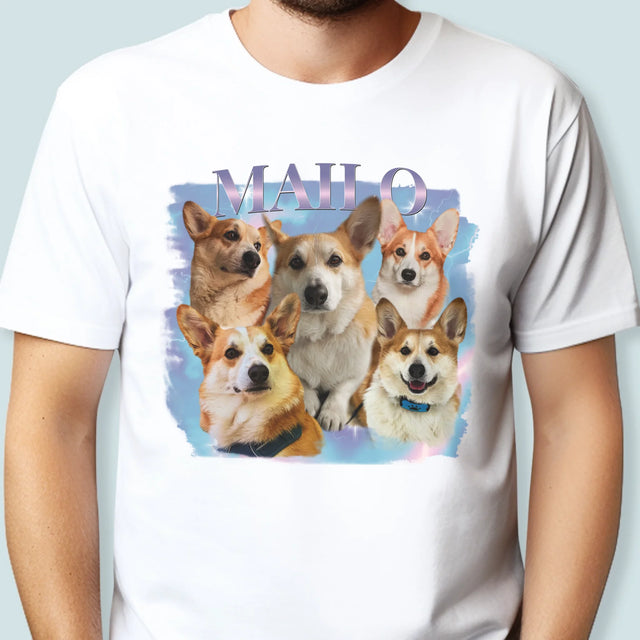 Ton Personnage: Bootleg Avec Ton Chien - T-Shirt Pour Hommes