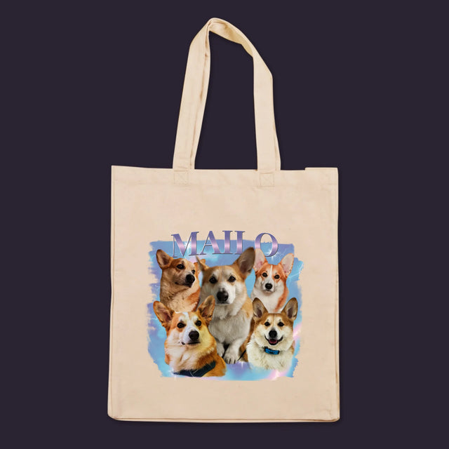 Ton Personnage: Bootleg Avec Ton Chien - Sac En Toile