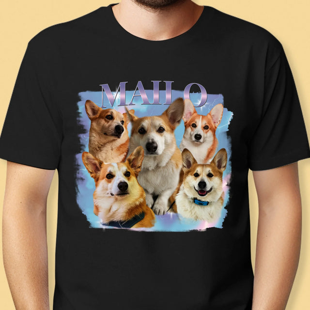 Ton Personnage: Bootleg Avec Ton Chien - T-Shirt Pour Hommes