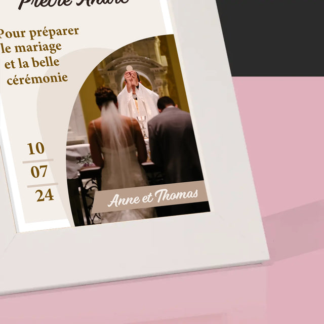 La Photo Et Un Texte: Remerciements Au Prêtre Mariage - Cadre Photo