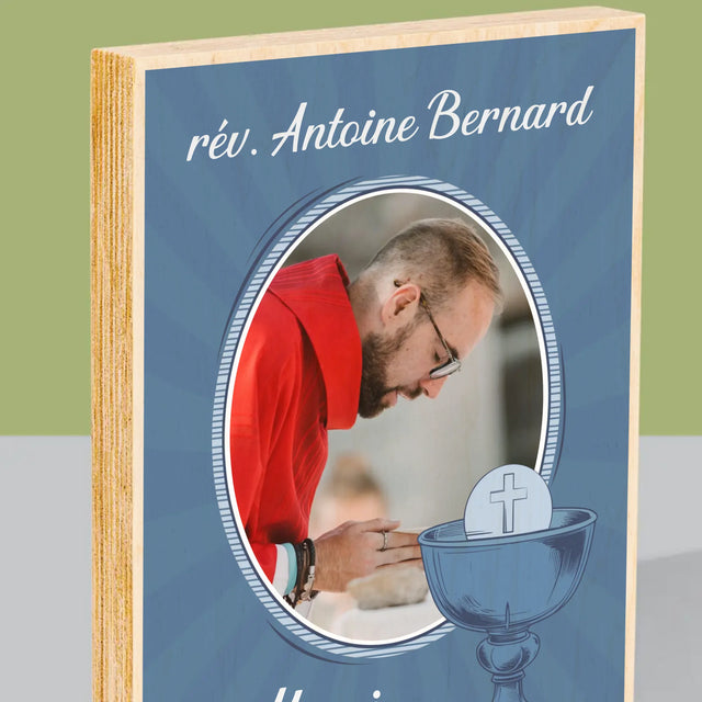 Le Prénom Et Un Texte: Prêtre Merci - Impression Sur Bois