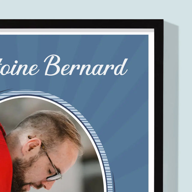 Le Prénom Et Un Texte: Prêtre Merci - Impression Encadrée 30X40