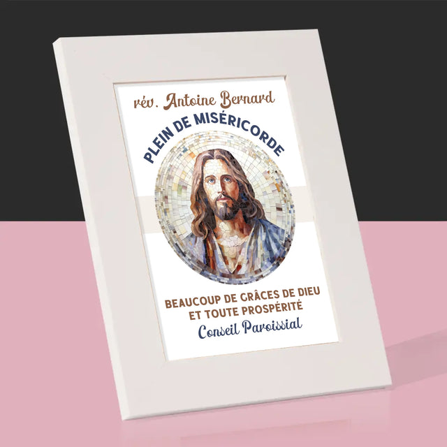 Le Prénom Et Un Texte: Un Prêtre Plein De Miséricorde - Cadre Photo