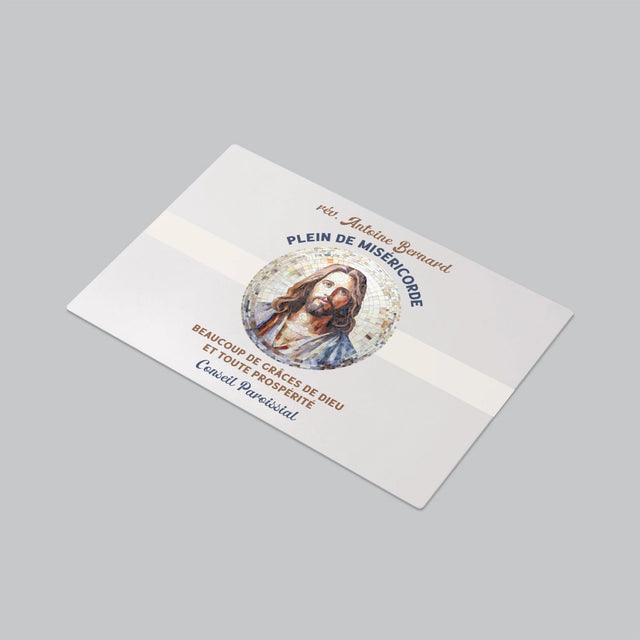 Le Prénom Et Un Texte: Un Prêtre Plein De Miséricorde - Sous-Main Bureau