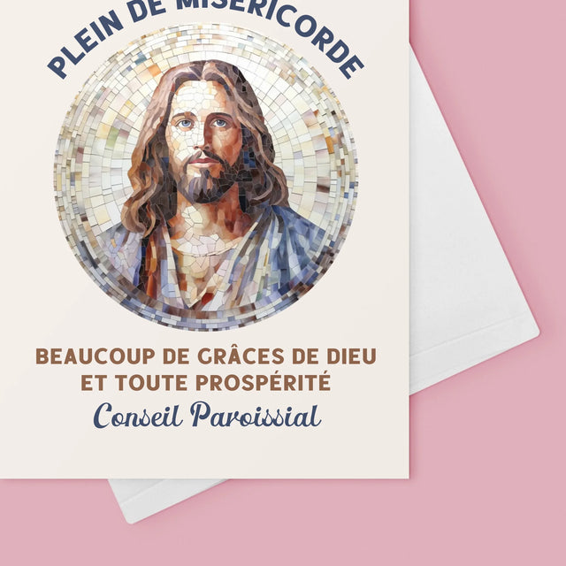 Le Prénom Et Un Texte: Un Prêtre Plein De Miséricorde - Carte De Vœux