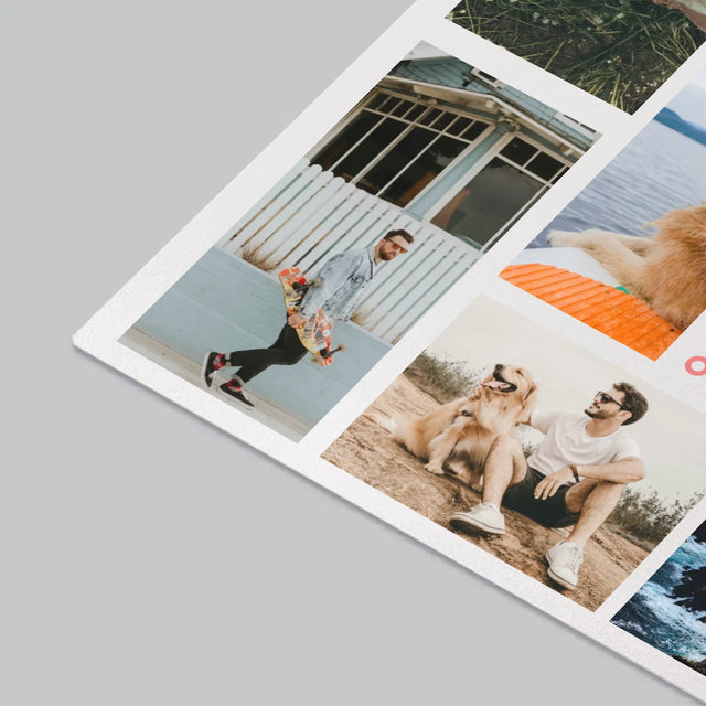 Le Collage Photo: 30 Ans Ont Passé - Sous-Main Bureau