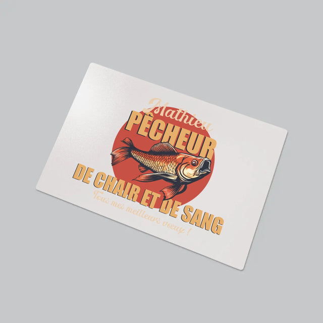 Le Prénom Et Un Texte: Pêcheur De Chair Et De Sang - Sous-Main Bureau