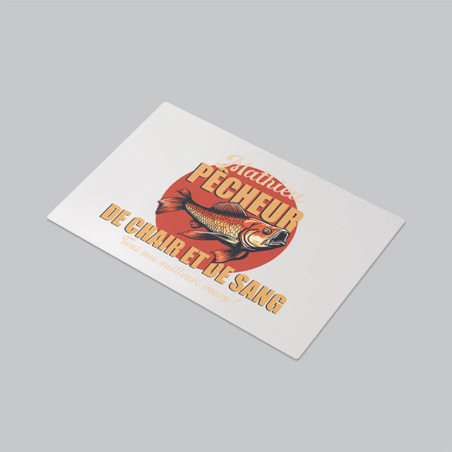 Le Prénom Et Un Texte: Pêcheur De Chair Et De Sang - Sous-Main Bureau