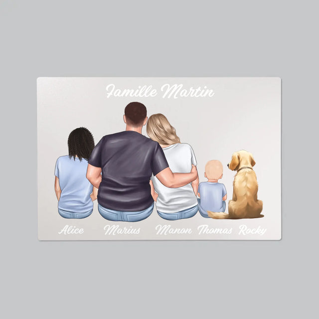 La Création Du Personnage: Portrait De Famille - Sous-Main Bureau