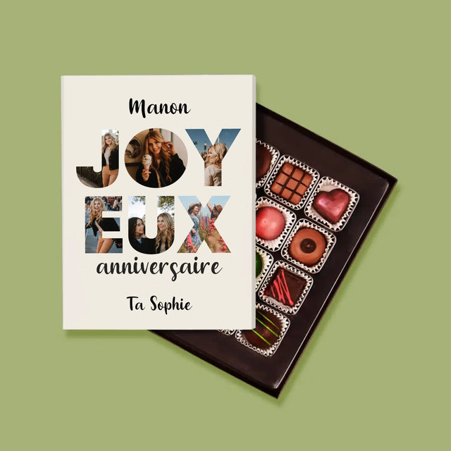 Collage Photo De Lettre: Cent Ans De Tes Photos - Pralines