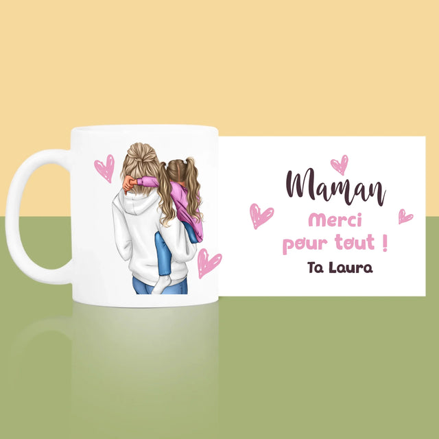 La Création Du Personnage: Mère Avec Enfant - Le Mug