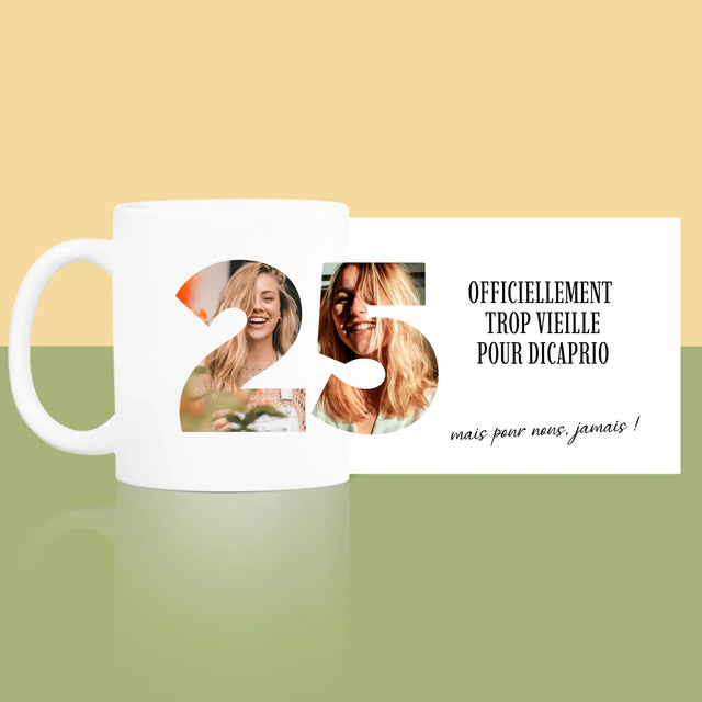 Collage Photo De Lettre: Trop Vieille Pour Dicaprio - Le Mug